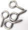 Lumaid 100pcs 17mm piccoli occhielli a vite ganci viti autofilettanti per occhiello in legno, bottiglie superiori in sughero, gioielli fai da te, acciaio al carbonio con nichelato