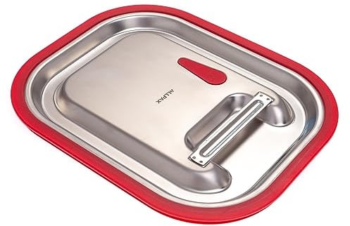 GN-Deckel 1/2 mit Silikon-Dichtung - mit Loch zur Rückbelüftung - spülmaschinenfest - Hitzebeständig bis 200°C