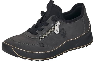 Rieker Damen 51568 Sneaker, Stromboli Black 45, 41 EU