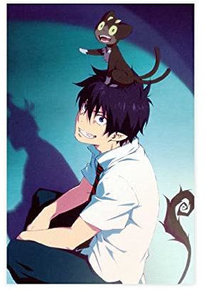 Anime-Poster Blue Exorcist 38 Leinwand-Poster, Wandkunst, Deko, Bild, Gemälde für Wohnzimmer, Schlafzimmer, Dekoration, 30 x 45 cm, ohne Rahmen: