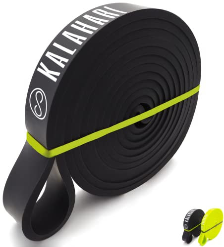 Kalahari Widerstandsbänder Set mit e-Book Übungen auf Deutsch – Fitnessbänder für Krafttraining, Klimmzug, Calisthenics, Yoga, Pilates, Muskelaufbau, Training, Resistance Bands, Klimmzughilfe Band