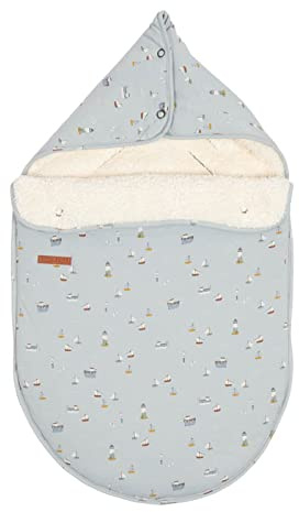 Little Dutch Fußsack für Babyschale blau - Sailors Bay