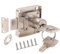 YOUTU® Möbelschloß Zylinder-Möbelschloss 22mm Schrankschloss Schloß Schrank Set, Schlosskörper Aus Druckguss-Edelstahl, Hlüssel aus reinem Kupfer. (Unterschiedliche Schlüssel 22mm)