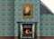 Stick & Go Repositionable Self Adhesive Dolls House Wallpaper 1:12 Scale (1 Sheet) - Feature Wall/William Morris Parlour - No. 177