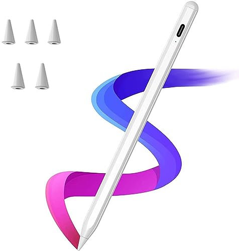 KARFUN Stylus Pen for Apple iPad 2018-2025 (2X Faster Charge),Tilt Sensitivity&Pixel Precision,Active Pencil Compatible with iPad 11/10/9/8/7/6th Gen,Pro 12.9/11/13, Air 3/4/5/13/M2/M3/M4,Mini 5/6