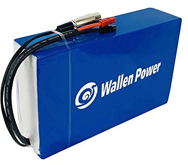 Wallen Power Electric Bicycle Battery 24V 10AH 20AH Waterproof PVC Lithium Battery, Ebike Battery Pack for 400W 350W 300W 250W 200W Bike Motor (24V20AH (200-400W))