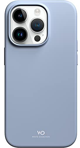 WHITE DIAMONDS - Hülle Urban Case Silikonhülle Passend für Apple iPhone 14 Pro I Handyhülle, Silikon, Dünn, rutschfest (Hellblau)
