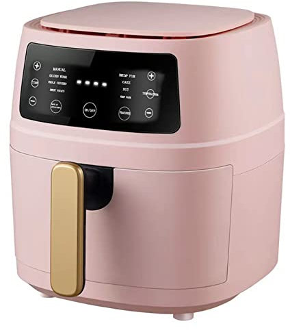 FLBT 8 LiterFumeFreeAirFryer,120-Minuten-Timer,Dehydrierung,Schnelle Luftzirkulation,DigitalTouchScreenWith8PresetCooks(Color:Pink) Needed