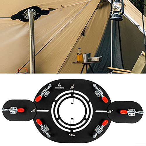 Camping Zeltofen Schornstein Verbrühschutz Platte Schornstein Leitblech Ofen Zubehör