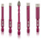 QUEFORET Brocas de Diamante 5 Piezas - 4 Piezas 6/6/8/10mm Brocas de Corona, 1 Pieza 6mm Broca de Carburo para Cerámica Porcelánico Azulejos Mármol Granito, Mango Hexagonal de Cambio Rápido