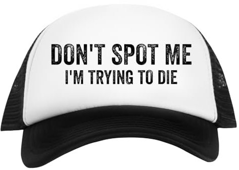 Dont Spot Me Im Trying to Die Weiße Baseball-Hysteresenkappe Für Kinder, Unisex