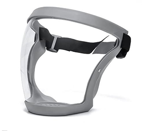 Eventerde Scudo Facciale Scudi Protettivi A Pieno Facciale Maschera Pieno Facciale Visiera Antiappannamento Visiera Integrale Protezione Antiappannamento Riutilizzabile Per Protezione 17x18,5 Cm