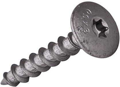 Pfostenschrauben 8x50 mm - 100 Stück | Pfostenverbinderschrauben, Holzschrauben, Schrauben mit Tellerkopf und ETA-Zulassung