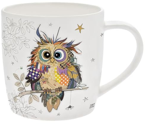 Lesser & Pavey Otto Owl Mug | Ceramic Coffee Mugs for Home or Work | Premium Design Mugs for All Occasions | Designed by Bug Art Lovely Mugs for Tea, Coffee & Hot Drinks
