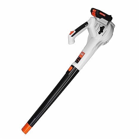 Motore centrifugo dell'aria, Soffiatore for foglie senza fili a velocità 20V 1600W 205CFM, aeratore portatile con aeratore elettrico a batteria Li 4.0AH, attrezzi da giardino spazzatrice