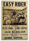 TPLLPK Easy Rider Poster, dekoratives Gemälde, Leinwand, Wandposter und Kunstdruck, modernes Familienschlafzimmer, Dekoration, Poster, 50 x 75 cm