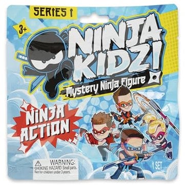 Ninja Kidz Mystery Ninja Figures Mystery Set Age 3+ with 9 characters to collect, Officially Licensed Merch