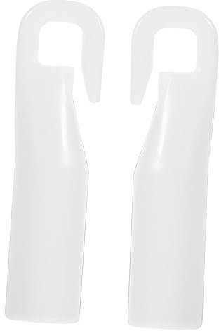 Amosfun 2St weißer Kippstangenhaken jalousien zubehör fensterladen beschläge Blindstangenhaken Vertikaljalousie Gardinenstange nützlicher Haken Ersatzgardinenhaken reparieren sehen