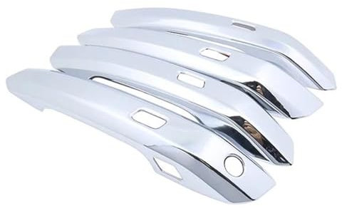 JTWMTY Seitentürteile Auto Außentür Griff Halte Abdeckung Trim Aufkleber Styling Mit Smart Schlüssel Loch Für Audi A4 B9 8W 2016-2021 2022