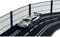 Overdrive-Racing Fangzaun System Schwarz 5m Kompatibel mit Carrera Digital 124 132 EVO Kurven Geraden Zaun Bande Slotcar