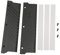 DDR5 Memory RAM Heat Sink Aluminum Alloy Cooler for Computer Water Cooling System MEO PMOAB G (Black)