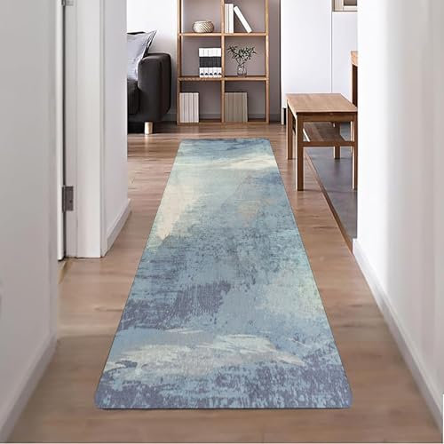 YANHONG Teppich Läufer Flur 40 x 120 cm Waschbar, Dauerhaft, Pflegeleicht Eingangsteppich Innen mit Antirutsch Unterseite Wohn Deko für Vorzimmer Eingangsbereich Korridor, E