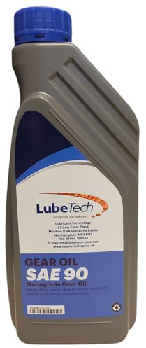 LUBETECH SAE 90 NON ADDITIVE GEAR OIL API GL1, 1 LTR, A NON EP GEAR OIL SUITABLE FOR CLASSIC AND VINTAGE APPLICATIONS WHERE A NON EXTREME PRESSURE LUBRICANT IS REQUIRED, SAFE ON YELLOW METALS