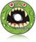 1 1/8 Inch Bicycle Headset Top Cap Cover with Aluminum Bolt MTB Bike Headset Cover Stem (Green Headed Monster)
