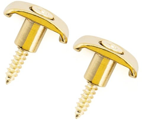 Musiclily Pro Guides Cordes String Trees Retainers pour Guitare électrique Fender American Ultra Style, Doré (Set of 2)