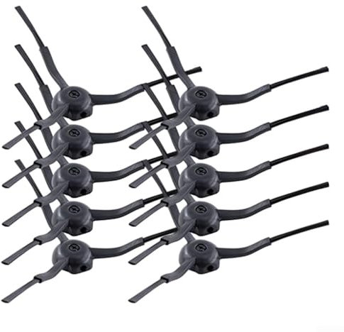 Limpia eficazmente las esquinas con 10 cepillos laterales de repuesto para Conga 8090 y para aspiradora robot Ultra 9090 AI