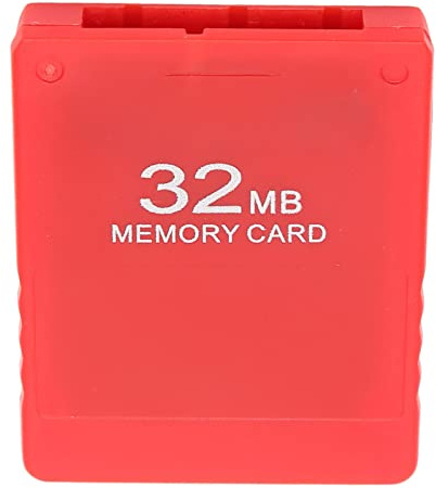 Carte mémoire de console de jeu 32 Mo - Données externes haute vitesse pour PS2 - Prend en charge FMCB1 966 - Compatible avec toutes les versions - Standard Slim Line - Facile à utiliser - Stockage