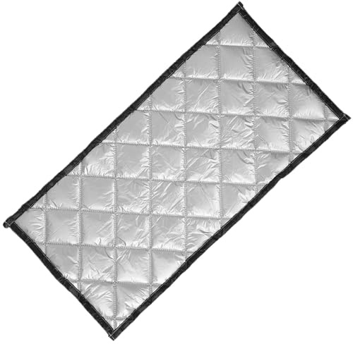 Schalldichter Vorhang aus Oxford Gewebe für Fenster und Türen | Geräuschdämpfend, Verdunkelndes Material, Hall, für Büros und Aufnahmeräume, Silber