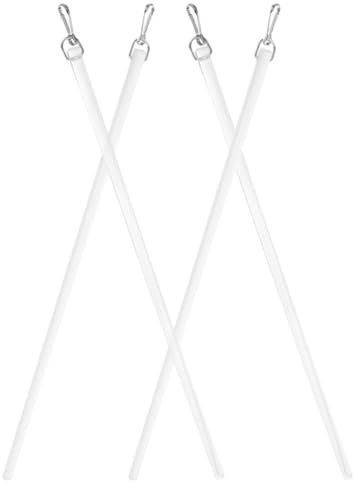 OFFIGAM Baguette pour Tirer Les Rideaux en Acrylique, 4 Pièces, Résistance aux Fissures et Haute Solidité, pour Chambre et Bureau, Tringle à Rideaux Moderne