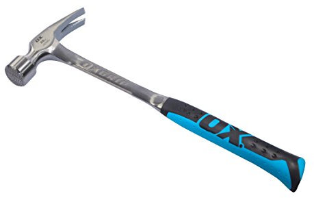 OX - Straight Claw Framing Hammer with Milled Face – 28 Ounce