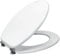 Sedile WC Universale in MDF, Copritavoletta sanitari standard, Sedile Copriwater universale con cerniere metalliche