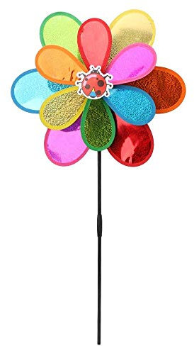 Uteruik Windrad Windmühle, Dekoration, Party, Garten, Windrad, Taubenschreck, Vogelschreck, Maulwürfe (wty-1)