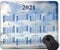 2021 Kalender Hd Schriftart Jede benutzerdefinierte Maus Matte, Wolken und Beach Gaming Mousepad