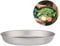 Entweg Titanium Plate, 700ml ium Plate Ultralight Dinner Fruit Plate Frying Pan for Outdoor Camping Hiking Backpacking Picnic BBQ,ium plate