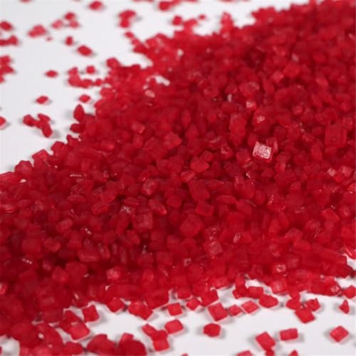 Streuselheld Kristallrot 40g Streusel zum Dekorieren und Verzieren von Gebäck aller Art wie Torten Kuchen Keksen Zuckerstreusel