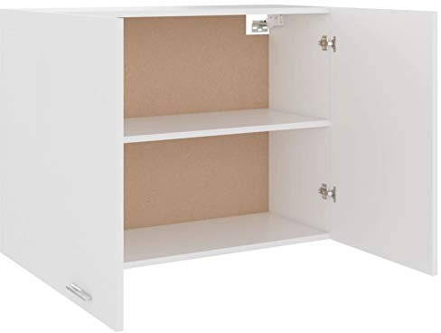 Tidyard Kitchen Cabinet Wall Cabinets Unit Storage Organizer Furniture Kitchen Wall Cabinets White 80x31x60 cm Chipboard