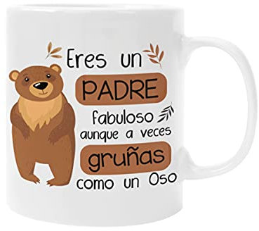 Taza Regalo Gracioso día del Padre Papá Gruñón