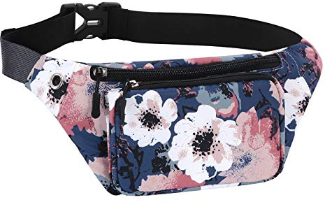 Elegante Marsupio Sportivo Cintura Corsa Leggero Unisex Marsupio Corsa | Multicolor Esecuzione Pouch con Cintura Regolabile e Jack per Cuffie per Uomo Donna Corsa Jogging Ciclismo Escursionismo