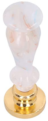 Tnfeeon Wachs-Siegelstempel-Set, Vintage Personalisierte Siegellack-Stempel mit Abnehmbarem Griff Exquisite Verpackung DIY Siegellack für Kartenumschlag (weißer Wolkengriff)