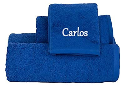 CALLE DEL REGALO Toalla de Lavabo (50 x 100 cm), Azul Marino