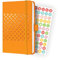 SIGEL J4210 Wochenkalender Jolie 2024, ca. A6, orange, Hardcover, Gummiband, Stiftschlaufe, Einstecktasche, 174 S., aus nachhaltigem Papier, Terminplaner