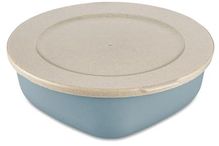 Koziol Connect Box 1,3 mit Deckel 1,3 L Nature Flower Blue 7275716