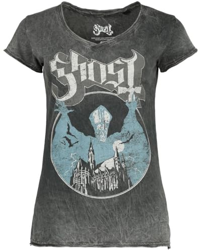 Ghost Opus Frauen T-Shirt grau Band-Merch, Bands
