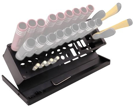 Schraubendreher Organizer Aufbewahrung Rack 41 Löcher Schraubendreher Halter Multifunktions Werkzeug Ständer Für Die Aufbewahrung von Werkzeugen Metall MaterialDauerhaft