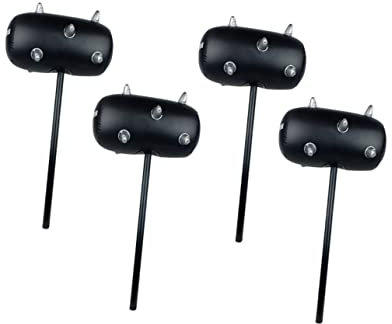SAFIGLE 4stücke Aufblasbarer Poolhammer Dekorativer Spielzeughammer Lustiger Hammer Kinderspielzeug Aus Hochwertigem PVC-Material Mit Verdecktem Luftventil Kompakt Und Luftdicht Für Partys