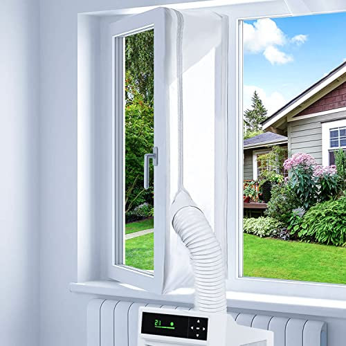 Calafateo de ventana 300cm, kit de juntas para ventanas de aire acondicionado móvil, impermeable, cierre de 4, tubos individuales y dobles disponibles, ideal para acondicionadores y secadores
